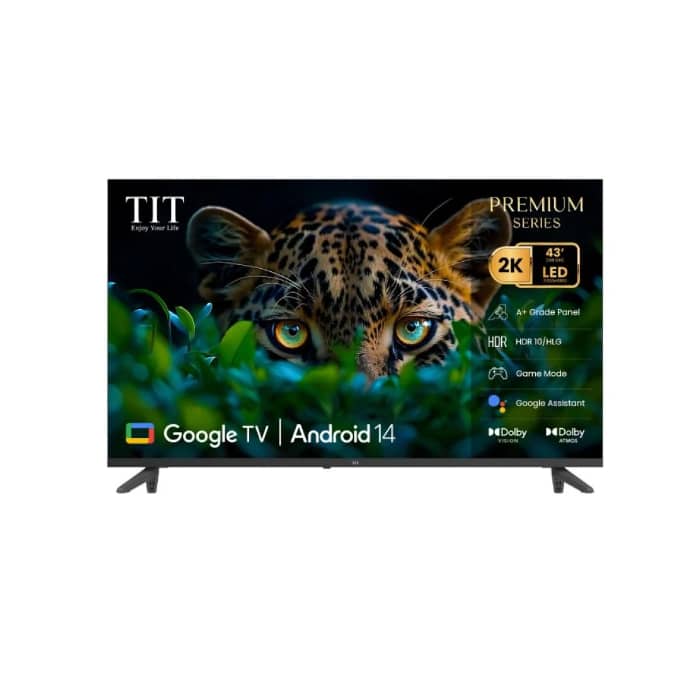 شاشة 43 بوصة TIT سمارت 4K أندرويد 14- Google TV