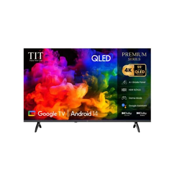 شاشة 55 بوصةTIT سمارت 4K UHD أندرويد 14- QLED