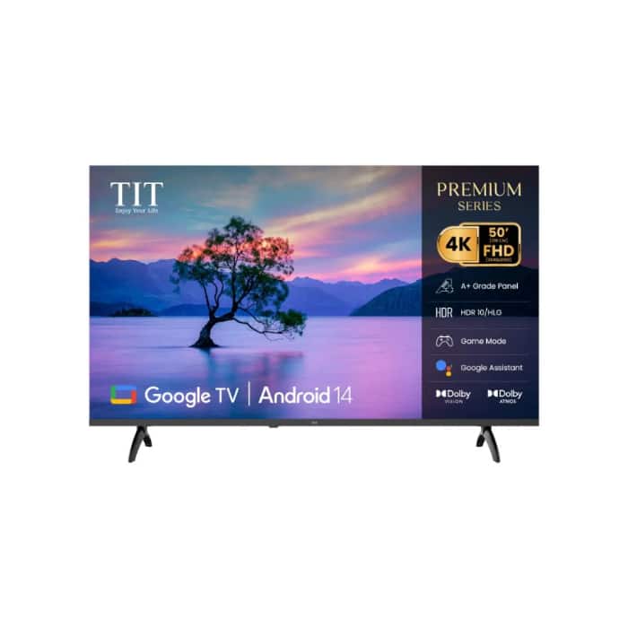 شاشة 50 بوصة TIT سمارت أندرويد 14 - 4K
