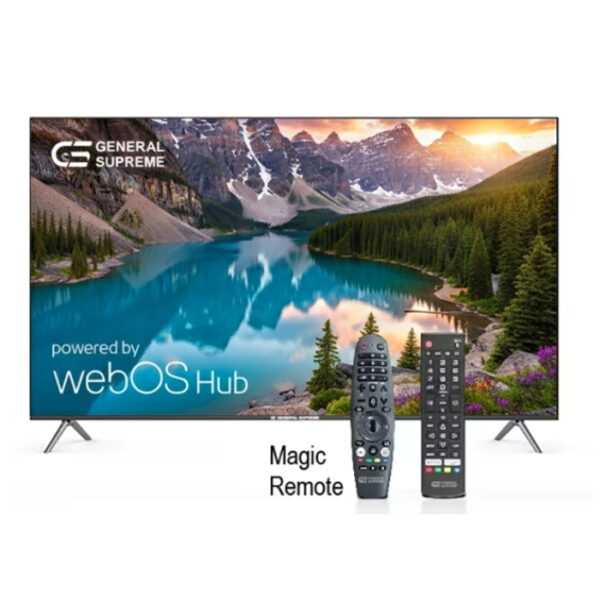 شاشة سمارت جنرال سوبريم 75 بوصة 4K-UHD - WebOS