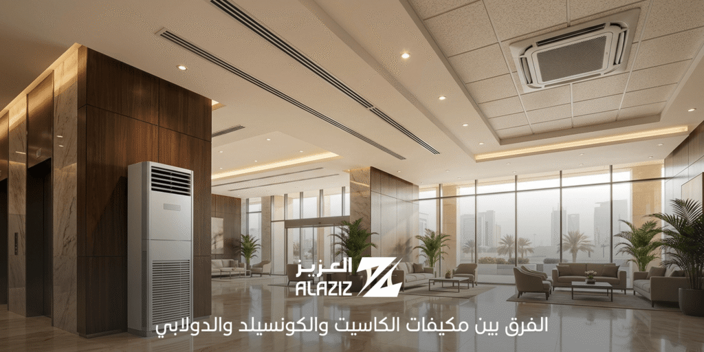 الفرق بين مكيف كاسيت وكونسيلد